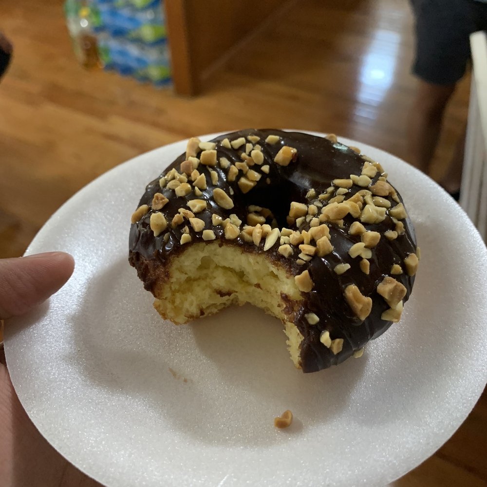 Duck Donuts - Closest thing to NYC donuts in my opinion. This photo has a chocolate nut donut (name is probably different). - Donuts Near Me - Greensboro, North Carolina Duck Donuts - Closest thing to NYC donuts in my opinion. This photo has a chocolate nut donut (name is probably different). - Donuts Near Me - Greensboro, North Carolina