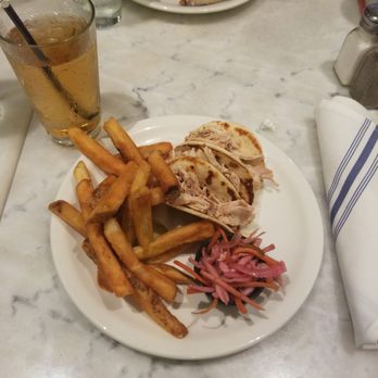 The Grove - Chicken tacos with honey jalapeno drizzle fries. - Bars Near Me - Savannah, Georgia