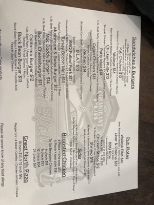 Menu photo 1 The Cormorant Pub Pelican Rapids, MN Menu photo 1 The Cormorant Pub Pelican Rapids, MN