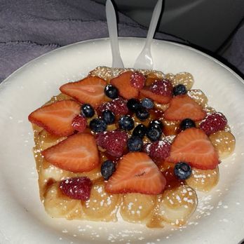 French Touch - Exotic Berry Waffle - Creperies Near Me - Redondo Beach, California French Touch - Exotic Berry Waffle - Creperies Near Me - Redondo Beach, California