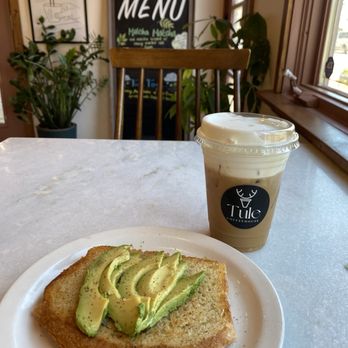 Tule Coffeehouse - Banana Haze, avocado toast - Breakfast & Brunch Near Me - Elk Grove, California