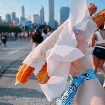Lollapalooza - Vanilla-filled churro - Festivals Near Me - Chicago, Illinois Lollapalooza - Vanilla-filled churro - Festivals Near Me - Chicago, Illinois