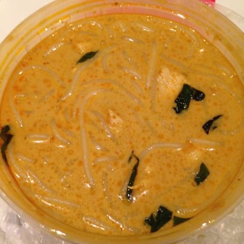 Saiguette - Small Chicken Laksa - curry & coconut milk soup with rice vermicelli, bean sprouts, basil, lime - Vietnamese Near Me - Manhattan, New York Saiguette - Small Chicken Laksa - curry & coconut milk soup with rice vermicelli, bean sprouts, basil, lime - Vietnamese Near Me - Manhattan, New York