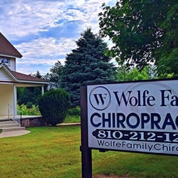 Wolfe Family Chiropractic - View from Dryden Rd. heading East.