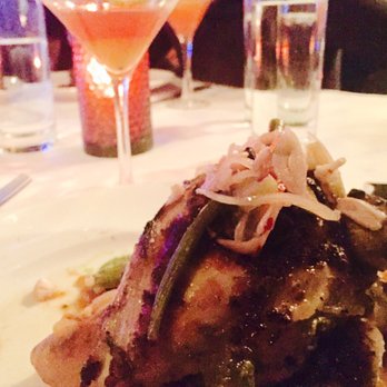 Carnivale Chicago - The main entree (pollo criollo) and the carnivale martini - Latin American Near Me - Chicago, Illinois Carnivale Chicago - The main entree (pollo criollo) and the carnivale martini - Latin American Near Me - Chicago, Illinois