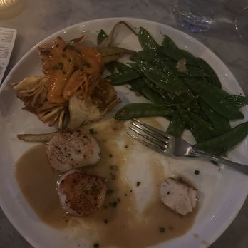 Mignonette - Scallops snow peas fried artichoke - New American Near Me - Miami, Florida Mignonette - Scallops snow peas fried artichoke - New American Near Me - Miami, Florida