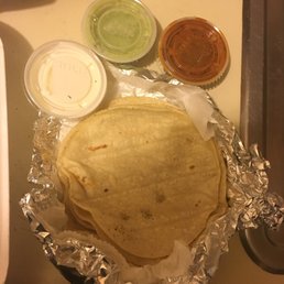 Corn tortillas and salsa Corn tortillas and salsa