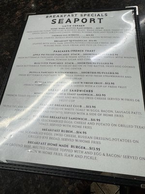 Menu photo 6 Seaport Diner Elizabeth, NJ