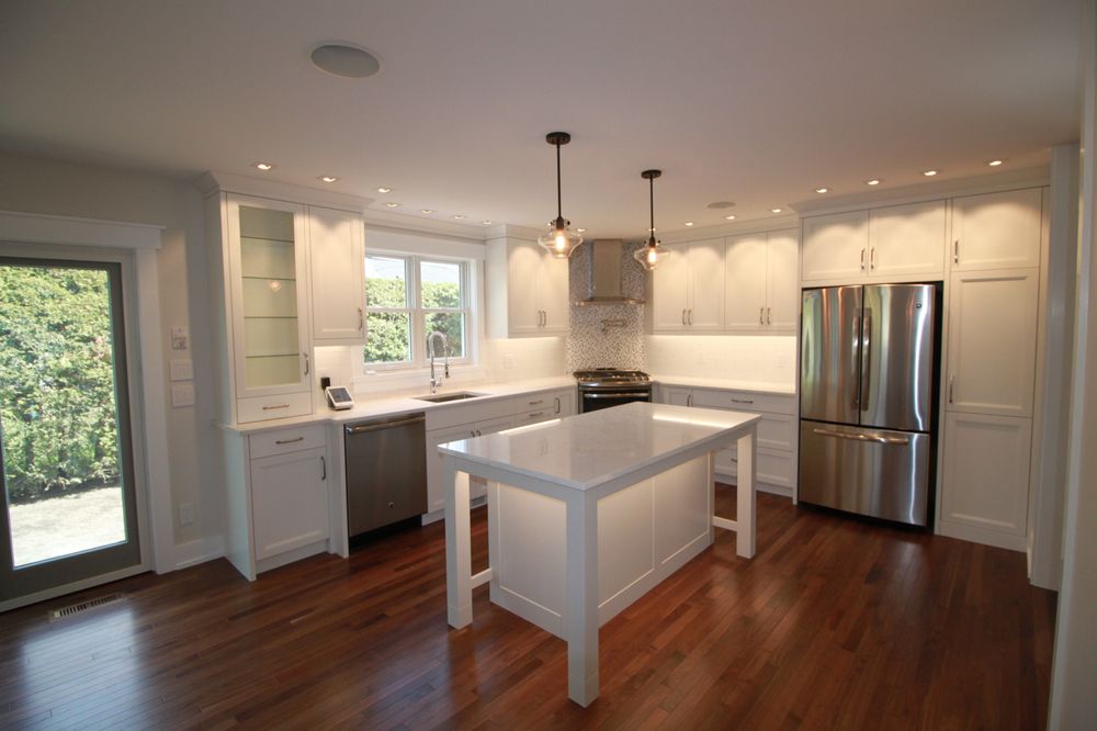 Kitchen Reno Added Pot Lights Hanging And Valance Kitchen Reno Added Pot Lights Hanging And Valance