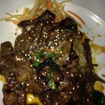 Yard House - Korean BBQ beef over rice appetizer - Bars Near Me - Pasadena, California Yard House - Korean BBQ beef over rice appetizer - Bars Near Me - Pasadena, California