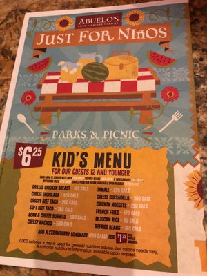 Menu photo 5 Abuelo's Mexican Restaurant Abilene, TX