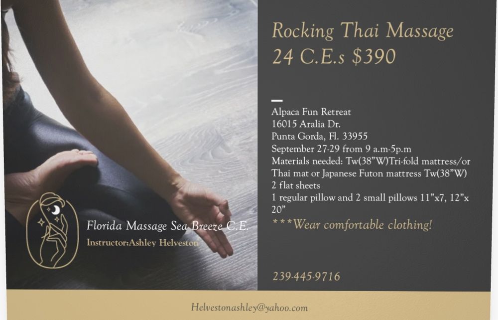 Florida Massage Sea Breeze CE Logo