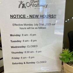 Family Optometry of Tracy - Wonderful staff & doctors at this office! We went to Dr. Siu for the first time this week. Hours as of August 2023.