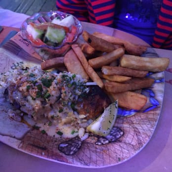 Crabbys - Black Grouper with Fries - Seafood Near Me - Stuart, Florida