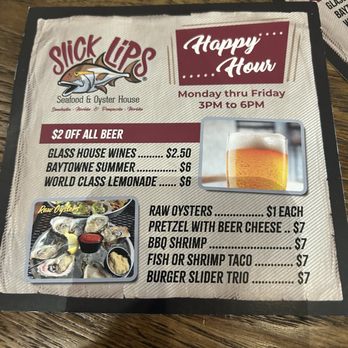 Slick Lips - Seafood Near Me - Pensacola, Florida