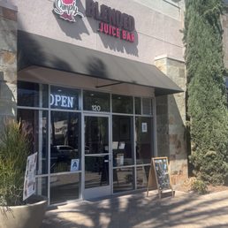 Exterior outside entrance of Simply Blended Juice Bar - Riverside, California Exterior outside entrance of Simply Blended Juice Bar - Riverside, California