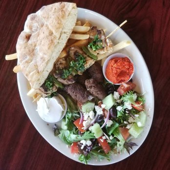 Two Brothers Cafe and Grill - Combo #1 with chevapi and chicken skewer - Mediterranean Near Me - Portland, Oregon Two Brothers Cafe and Grill - Combo #1 with chevapi and chicken skewer - Mediterranean Near Me - Portland, Oregon