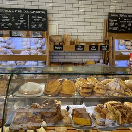 2d pastry from the right was a favorite-- lightly sweet brioche type bun filled with coconut custard cream. Just 1 euro!!