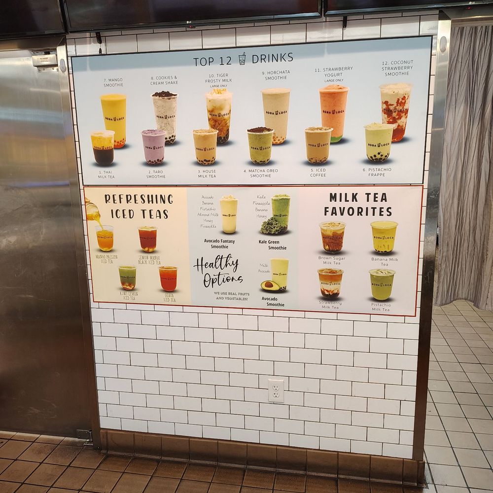 Boba Loca - Smoothies and teas on menu - Bubble Tea Near Me - Sacramento, California