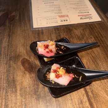 Saucy Oakland - Hamachi Spoons - Pan Asian Near Me - Oakland, California
