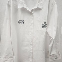 Embroidered Button Up Shirt