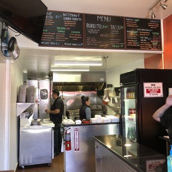 Maya Taqueria - Inside - small place but impressive menu of burritos, tortas, tacos, and quesadilla - Mexican Near Me - Richmond, California