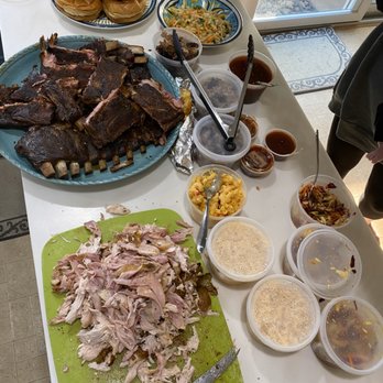 Pride & Joy BBQ - 4 racks, 3 chickens, 3 lbs of pork, 3 pints Slaw, 3 pints Mac & Cheese, plenty of homemade sauce on the side - Barbeque Near Me Pride & Joy BBQ - 4 racks, 3 chickens, 3 lbs of pork, 3 pints Slaw, 3 pints Mac & Cheese, plenty of homemade sauce on the side - Barbeque Near Me