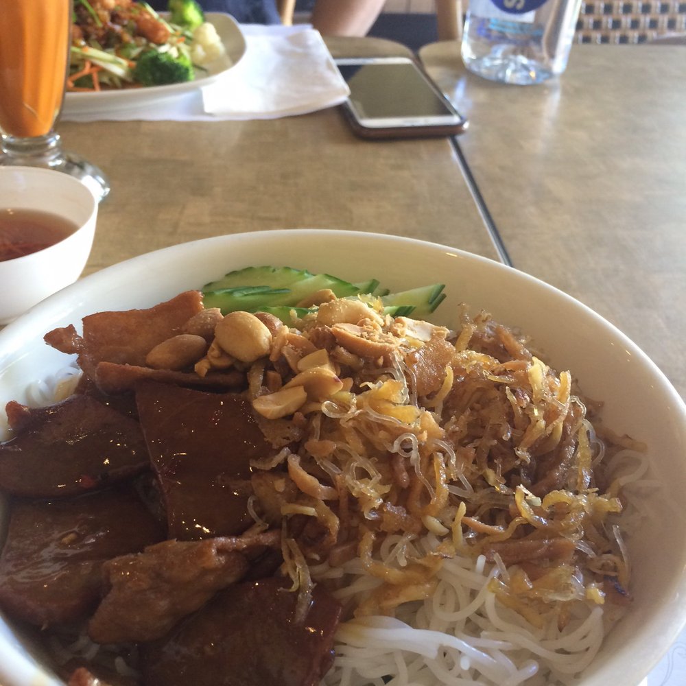 Veggie Today - Vermicelli with marinated meat/tofu 8/10 I prefer less meat sauce. - Vegetarian Near Me - Concord, California Veggie Today - Vermicelli with marinated meat/tofu 8/10 I prefer less meat sauce. - Vegetarian Near Me - Concord, California