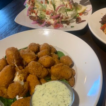 The Brick Kitchen + Lounge - Happy hour- cheese curds and iceberg salad - Beer Bar Near Me - Renton, Washington The Brick Kitchen + Lounge - Happy hour- cheese curds and iceberg salad - Beer Bar Near Me - Renton, Washington