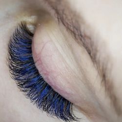 Ok Beauty - Eyelashes extensions with color