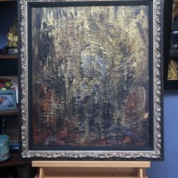The painting I painted for a customer and RJ framed. My art is at EccentricVisions.com btw The painting I painted for a customer and RJ framed. My art is at EccentricVisions.com btw
