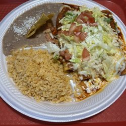 Taqueria Los Paisanos - Pastor enchiladas