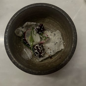 Tendril - "Chinatown purple potatoes , sticky soy . sesame cracker - Restaurants Near Me