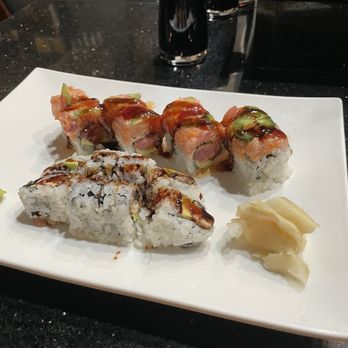 Taki Sushi - Eel Avocado Hand Roll & Cherry Creek Roll - Sushi Bars Near Me - Denver, Colorado