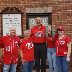 Browns Insurance Agency - Brown's Insurance Agency was thrilled that the Washington Nationals went to (and subsequently won) the World Series!