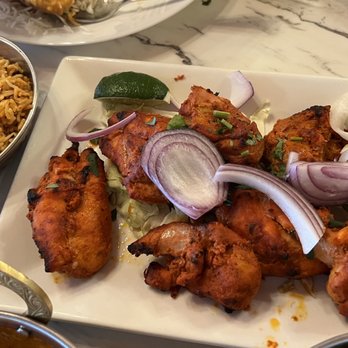 Saffron Indian Kitchen - a platter of food - Indian Near Me - Montgomery, Alabama Saffron Indian Kitchen - a platter of food - Indian Near Me - Montgomery, Alabama
