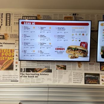 Obanhmi - Menu - Sandwiches Near Me - Langley City, British Columbia