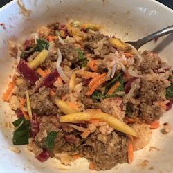 Inchu - Thai Pad Krapow with Ginger Beef (mixed)