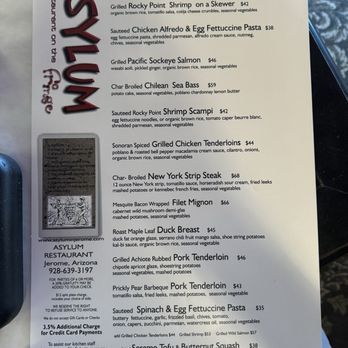 Asylum Restaurant - Men you. - American Near Me - Jerome, Arizona Asylum Restaurant - Men you. - American Near Me - Jerome, Arizona
