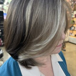 The Parlor Aveda - Teasey lights, color gloss, botanical repair treatment and haircut by Kayla S.