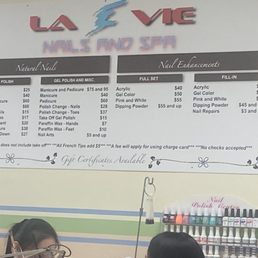 Services menu Services menu