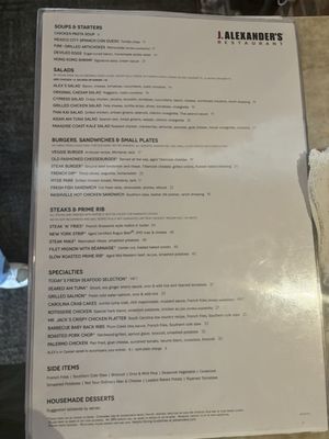 Menu photo 8 J. Alexander's Plantation, FL Menu photo 8 J. Alexander's Plantation, FL