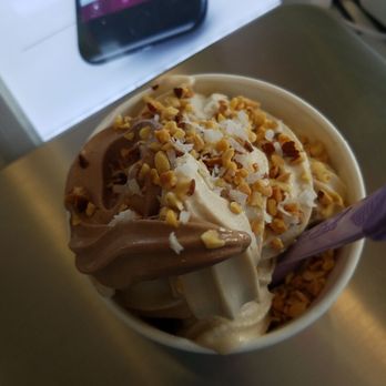 Yogurtland - Rocky road and Hazelnut, cafe yogurt - Ice Cream & Frozen Yogurt Near Me - Burbank, California Yogurtland - Rocky road and Hazelnut, cafe yogurt - Ice Cream & Frozen Yogurt Near Me - Burbank, California