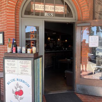 Blue Ribbon Artisan Pizzeria - Front entrance - Pizza Near Me - Encinitas, California
