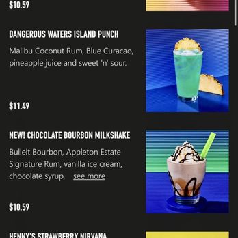 Dave & Buster's Irvine - Drinks menu - American Near Me - Irvine, California
