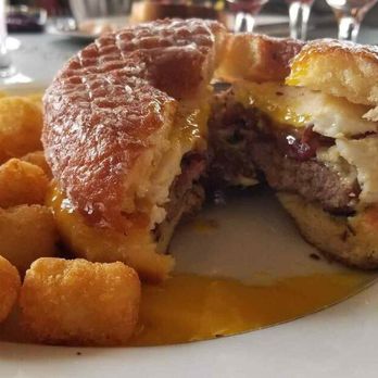 The River Social - Knead donut breakfast burger with tots - Mediterranean Near Me - Providence, Rhode Island The River Social - Knead donut breakfast burger with tots - Mediterranean Near Me - Providence, Rhode Island