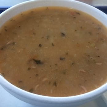 Kosher Pizza Station - Oaxaca (wa-ha-ka) soup. , Tomato, cilantro, and cumin. - Pizza Near Me - Los Angeles, California