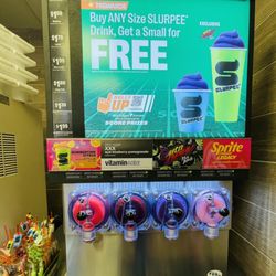 7-Eleven - Lacking in slurpee flavors. Can I get cherry please?!?!