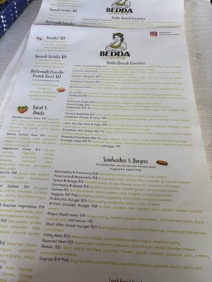 Menu photo 3 Bedda San Diego, CA