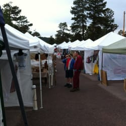 Woodland Park Fine Arts & Crafts Fair - Setting up the masterpiece
